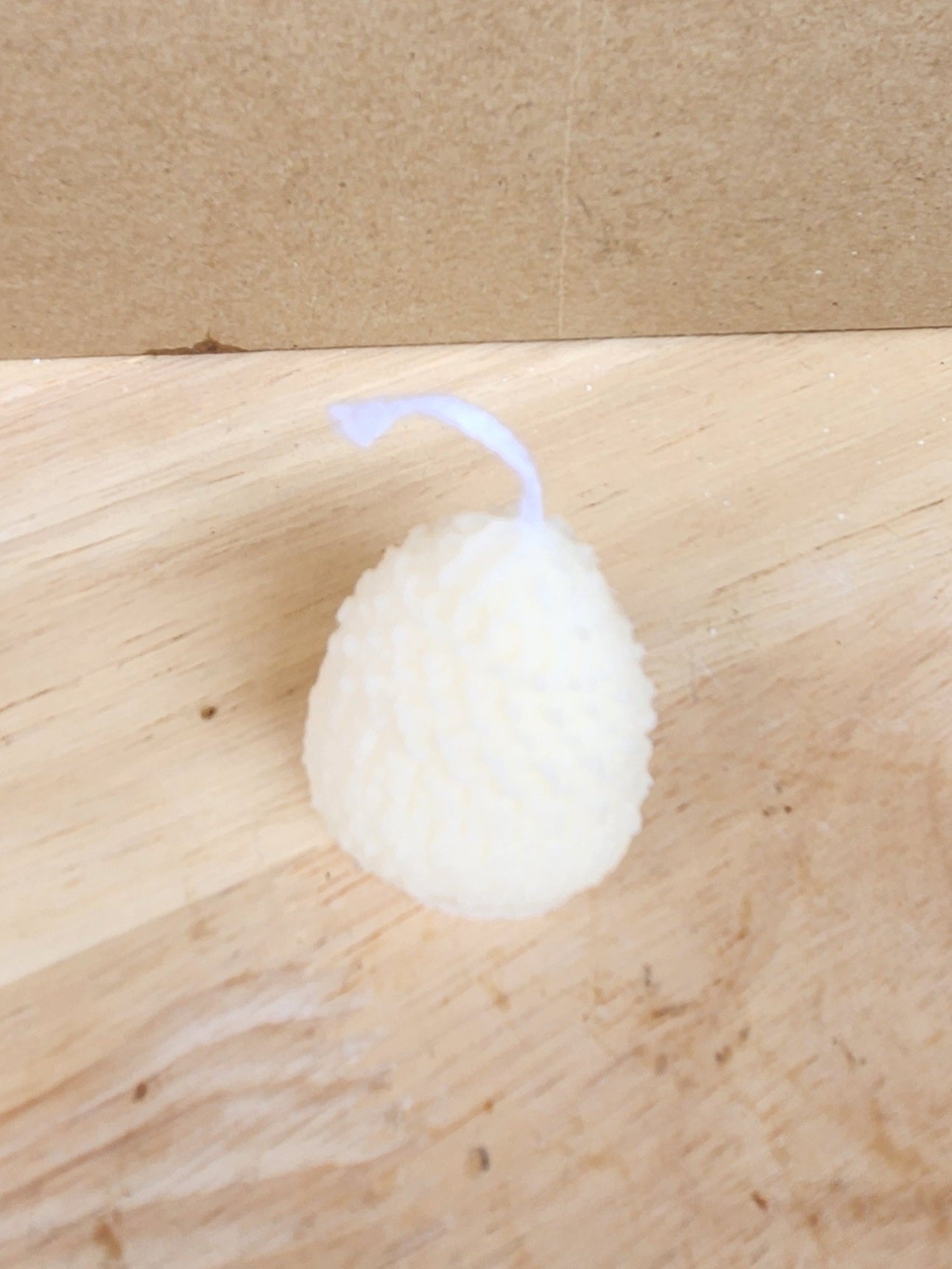 Strawberry shaped candles