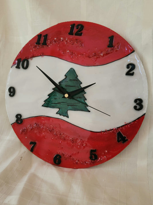 Customized Lebanon resin clock