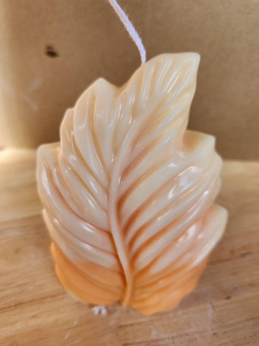 Leaf candle