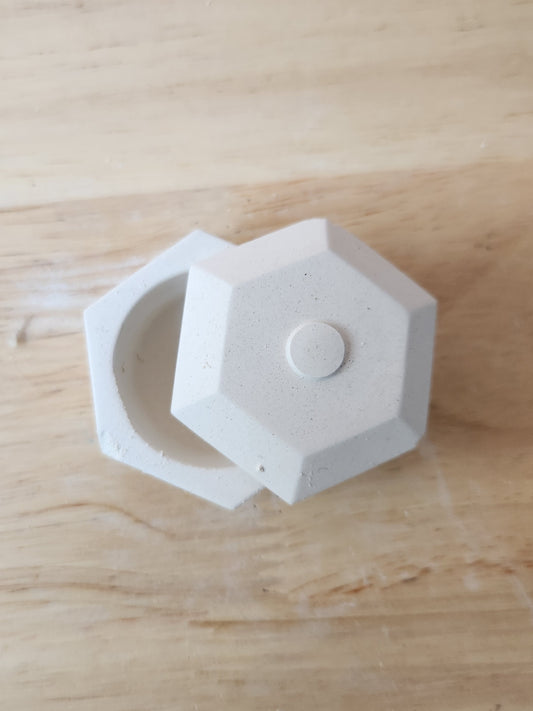 Storage Hexagonal Jar