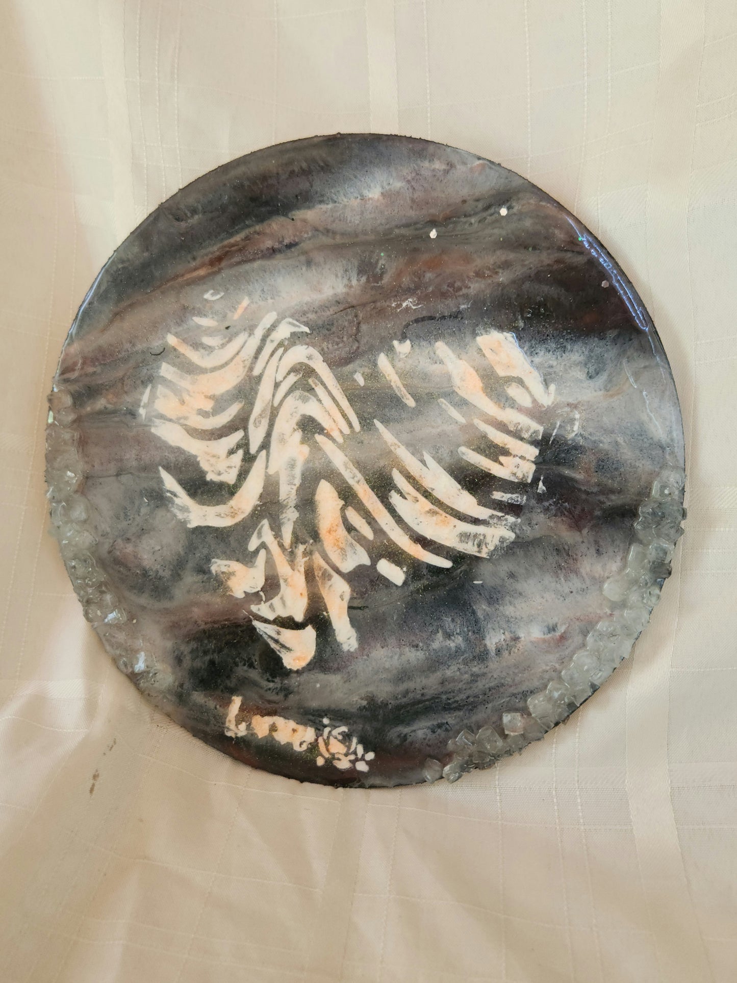 Customized resin frame/ clock with stencil