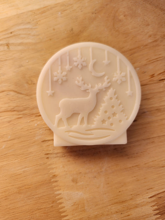 Snow globe candle