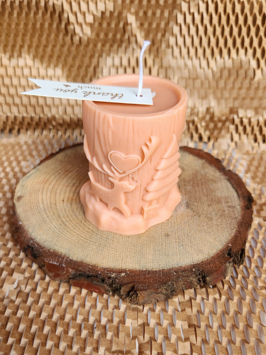 Enchanted Christmas Forest Pillar