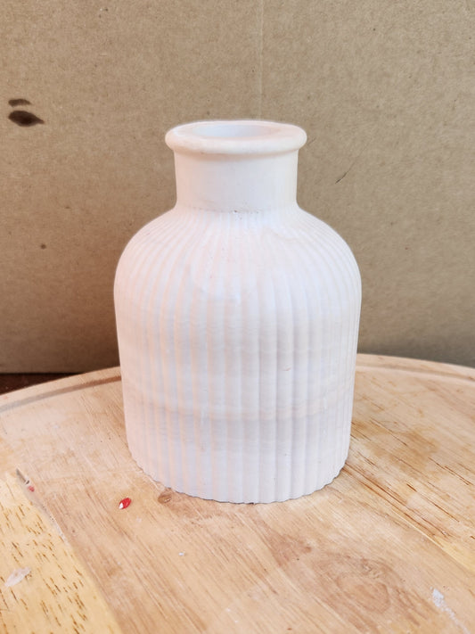stripped vase