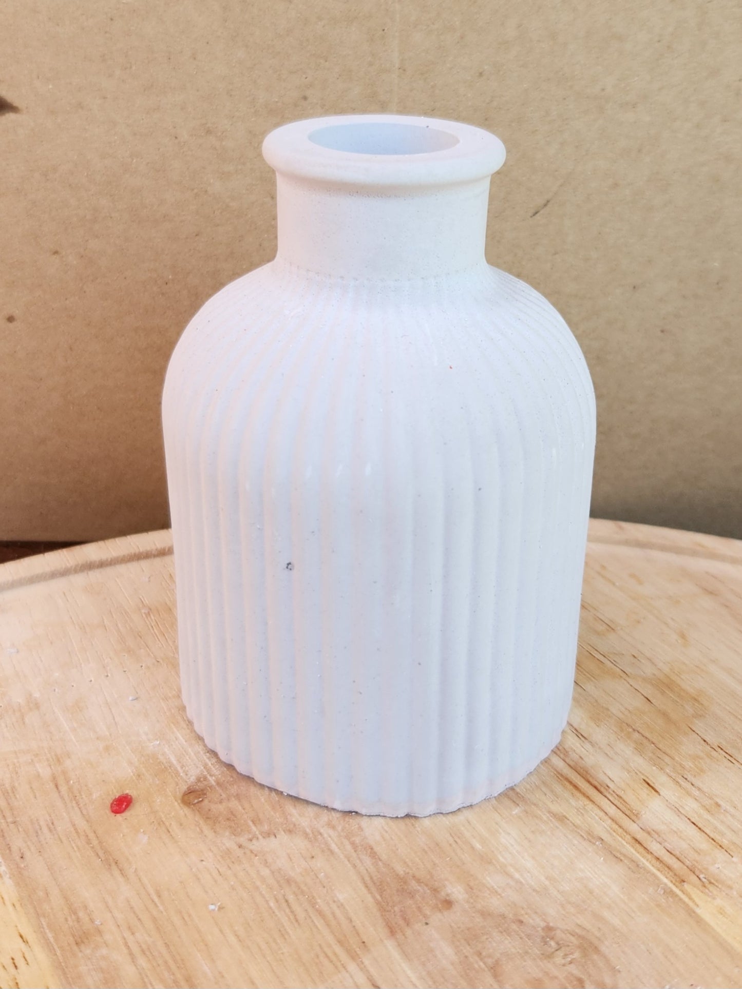 stripped vase